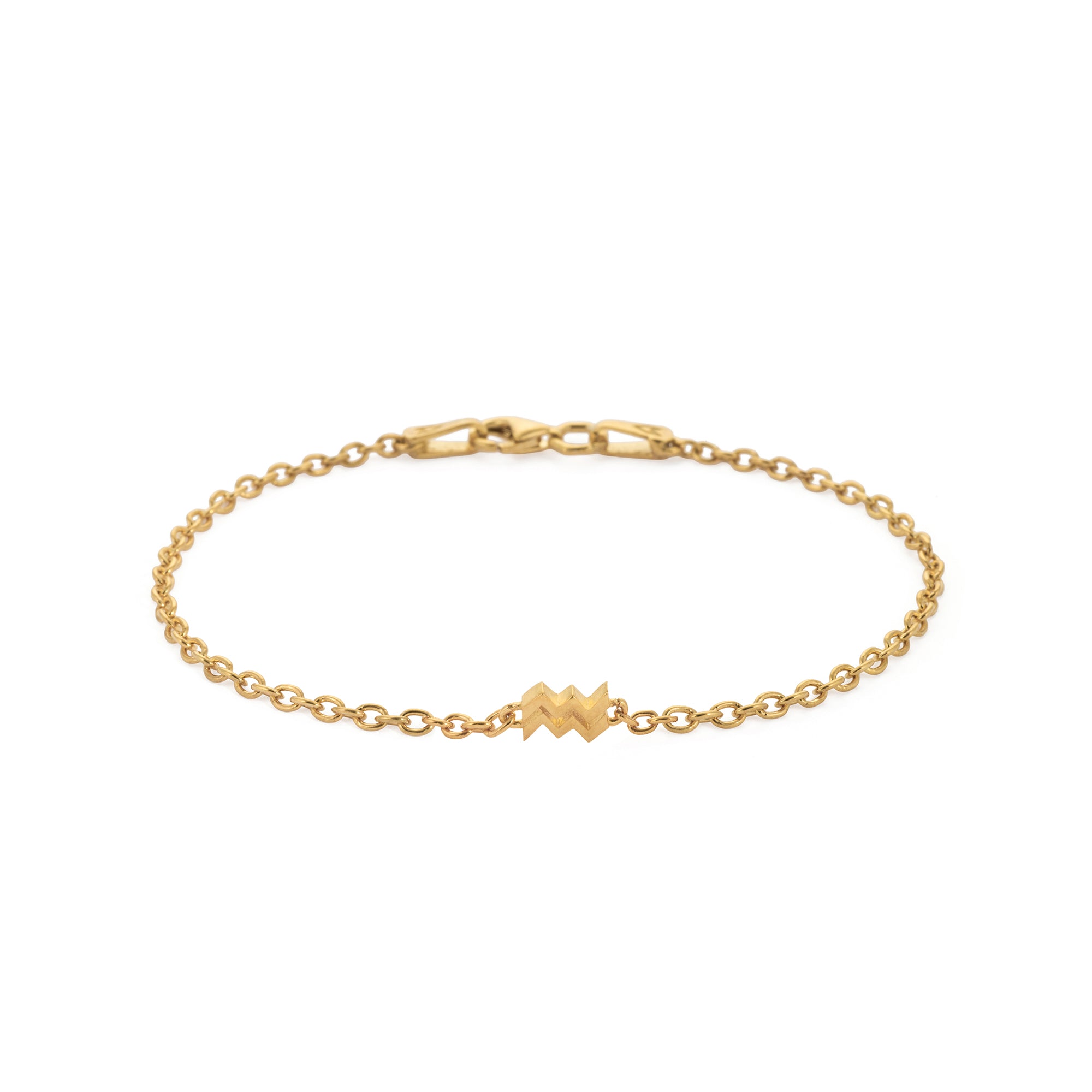 Zodiac Chain Bracelet in Gold