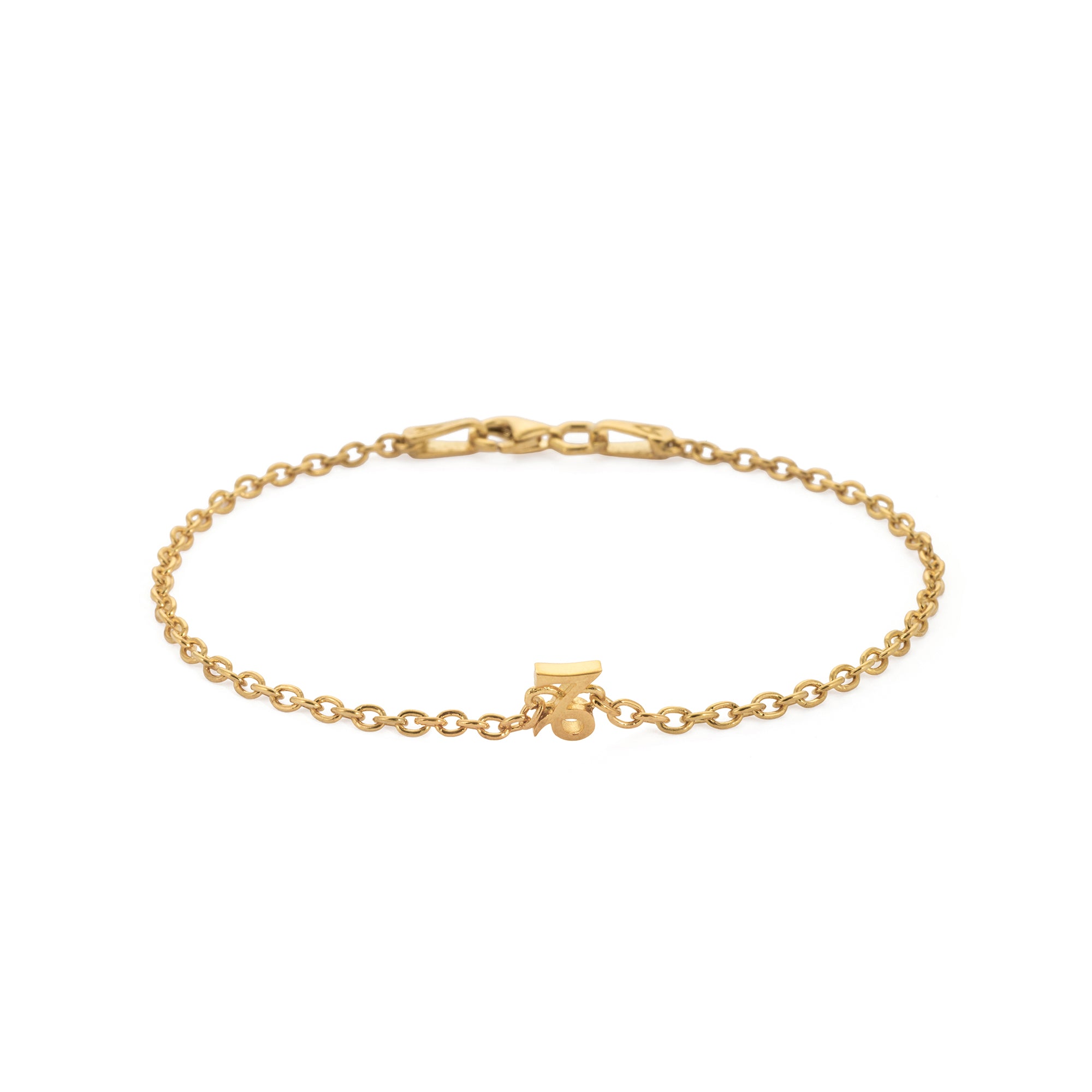 Zodiac Chain Bracelet in Gold