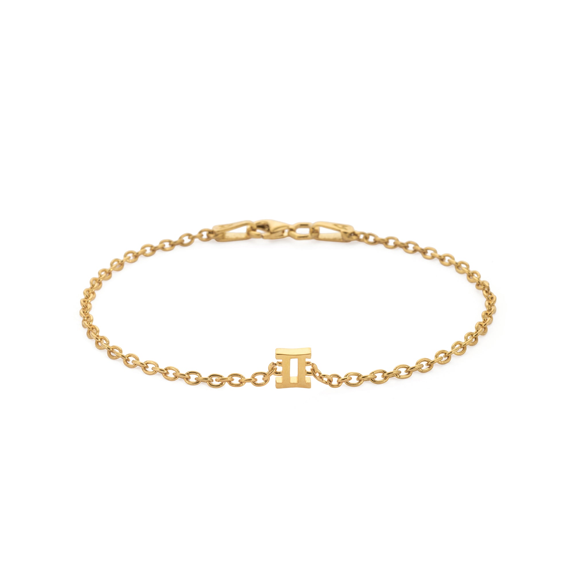 Zodiac Chain Bracelet in Gold