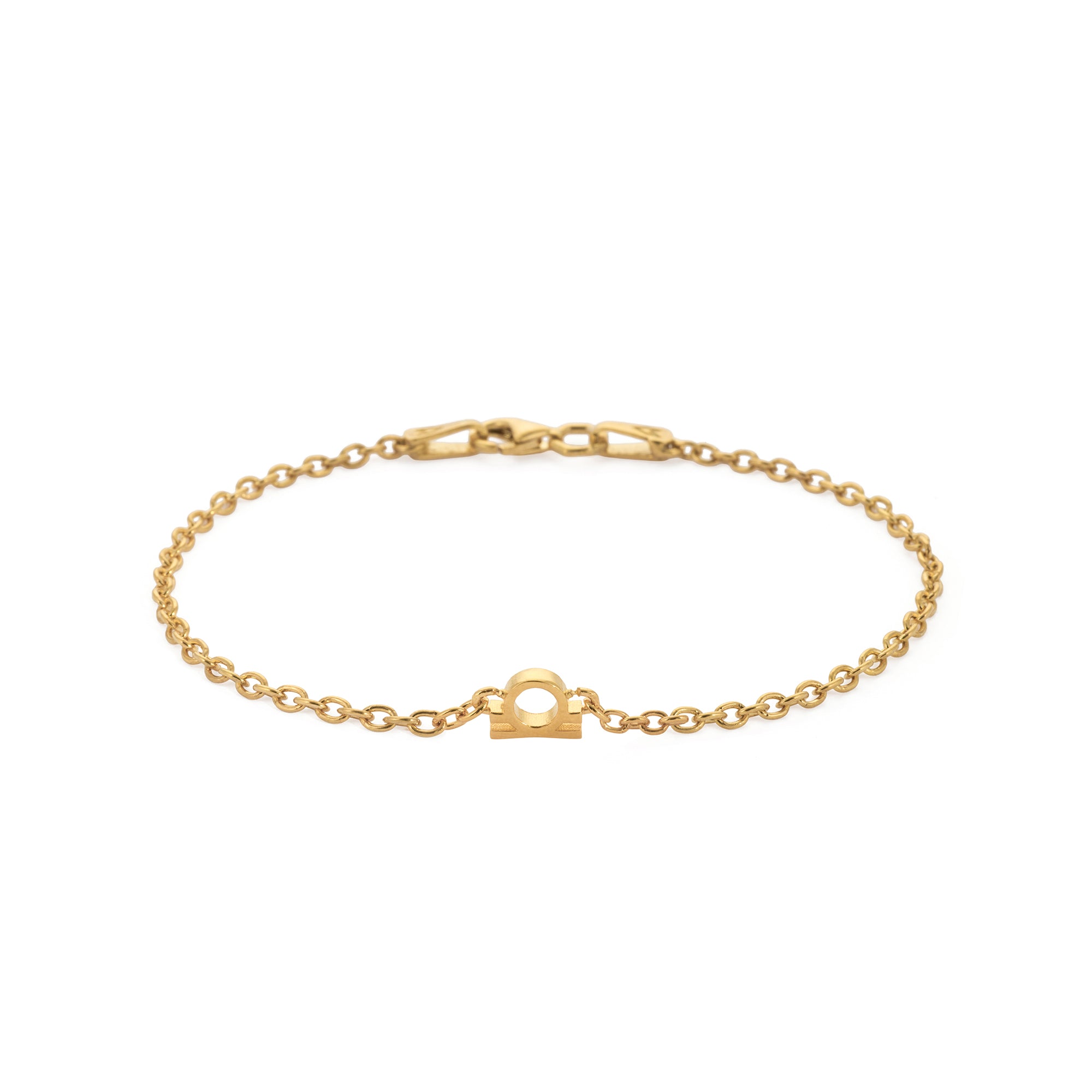Zodiac Chain Bracelet in Gold