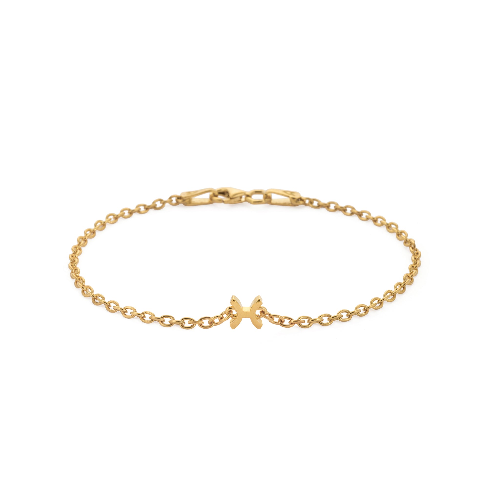 Zodiac Chain Bracelet in Gold