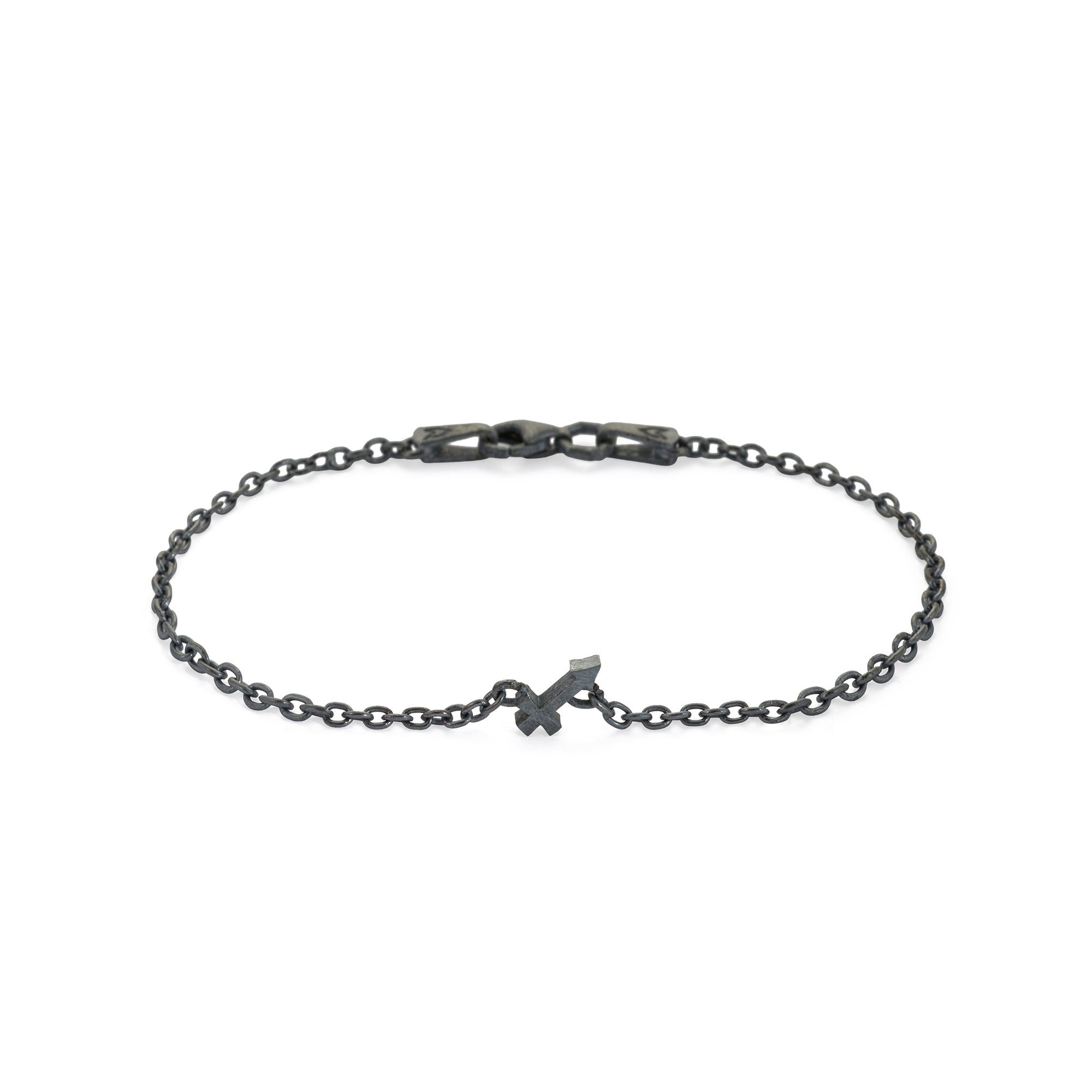Zodiac Chain Bracelet in Oxide