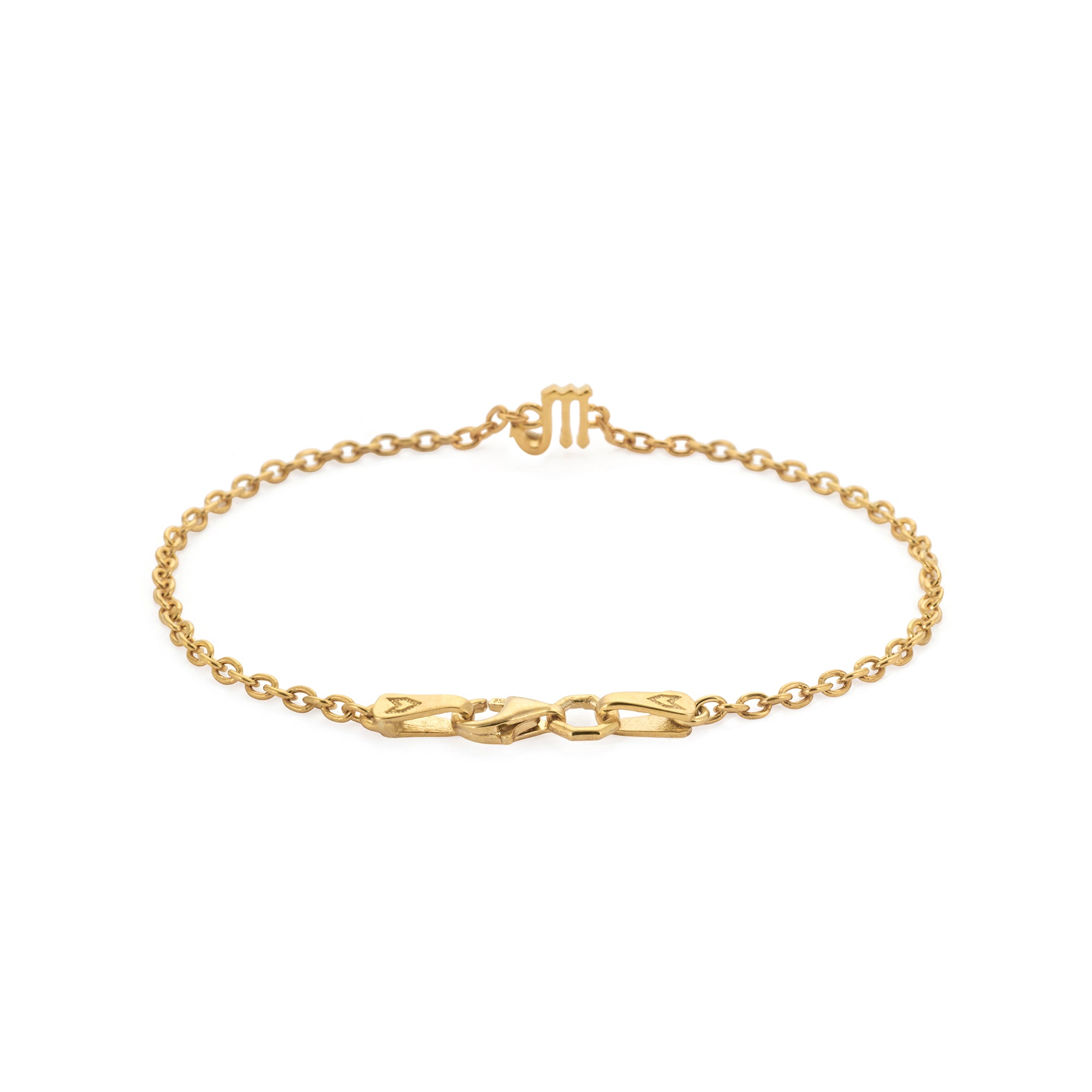 Zodiac Chain Bracelet in Gold