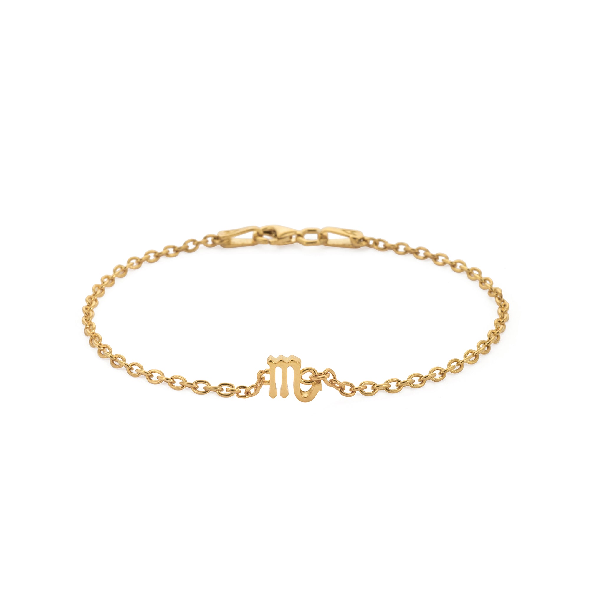 Zodiac Chain Bracelet in Gold