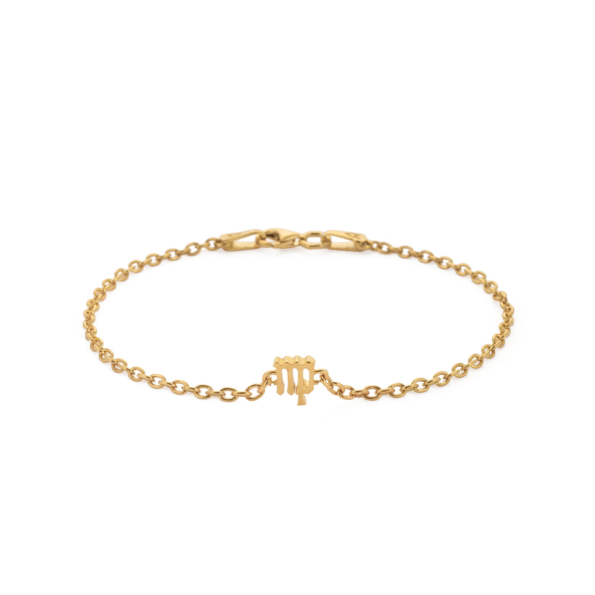 Zodiac Chain Bracelet in Gold