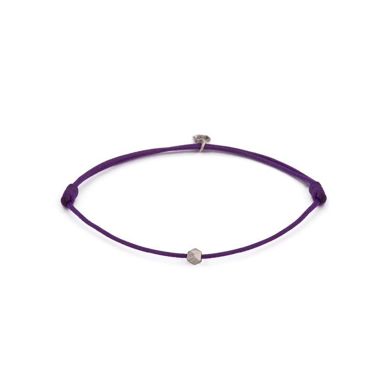 Purple Chance Bracelet in Silver