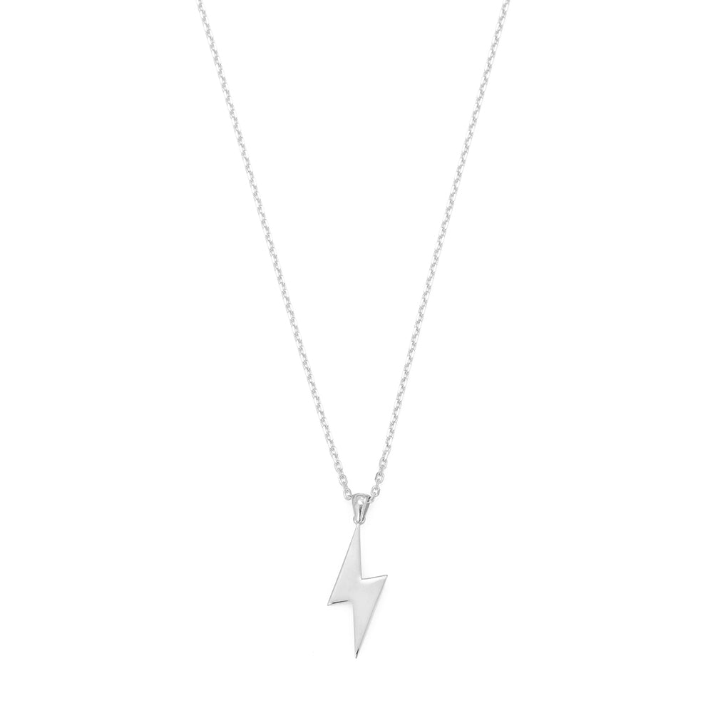 Basic Lightning Necklace in Silver