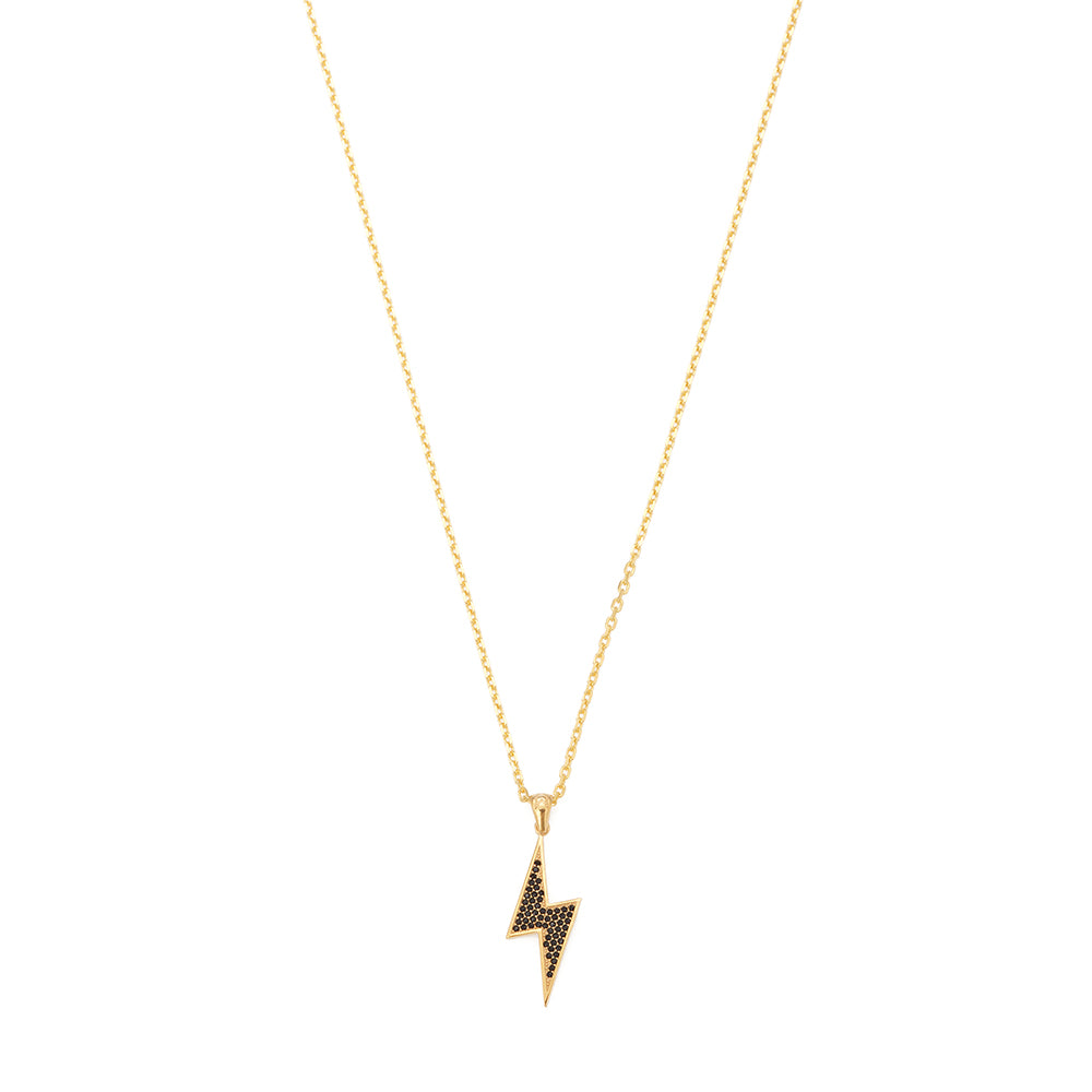 Lightning Necklace in Yellow Gold
