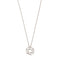 Octagonal Ball Necklace in Silver