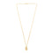 Solid Gold Plate Necklace