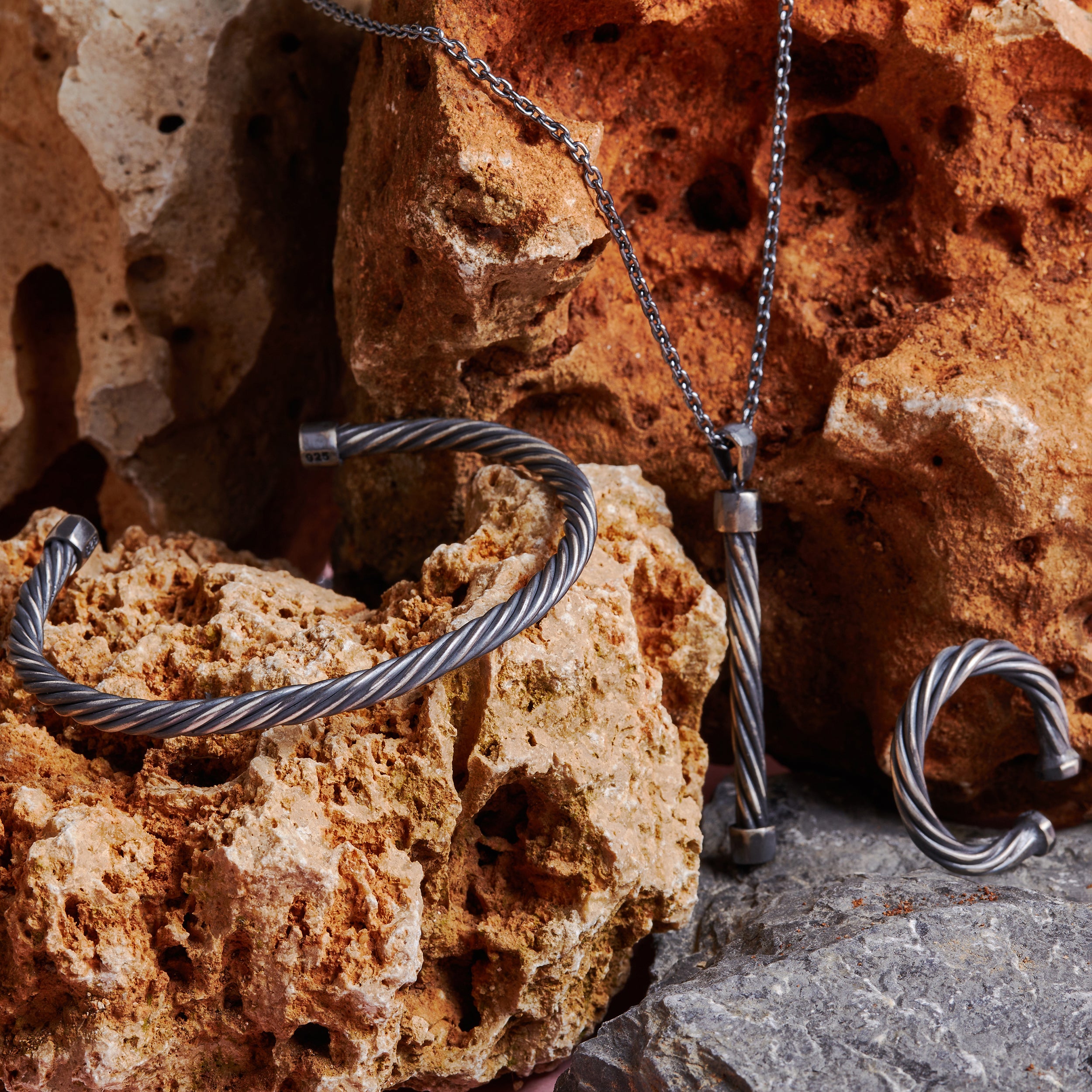 Helical Bangle in Oxide