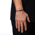 Saks Blue Leather Chance Bracelet in Oxide