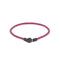 Pink Leather Chance Bracelet in Oxide