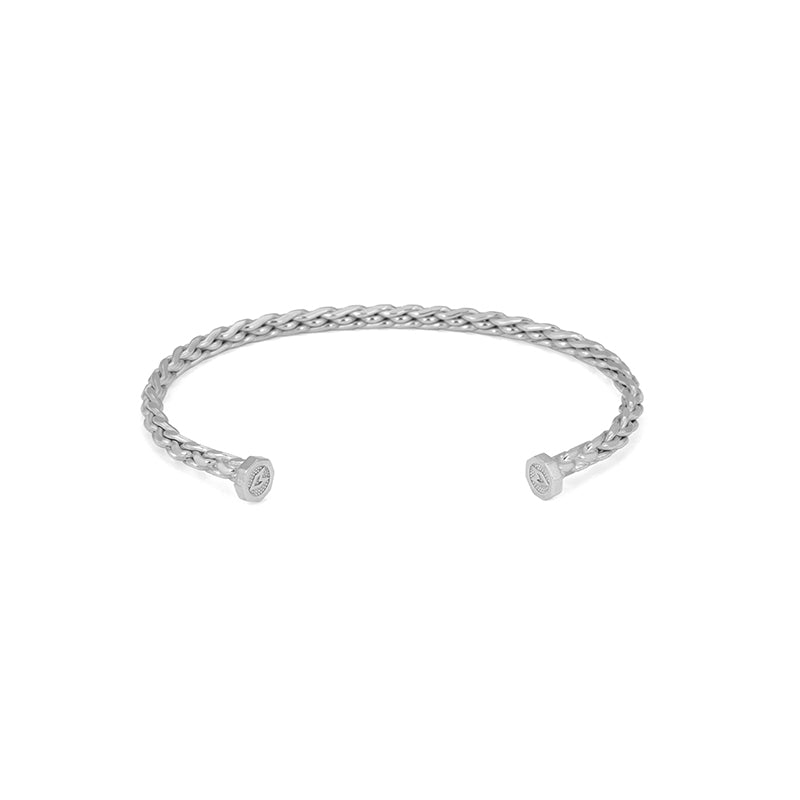 Chain Bangle in Silver