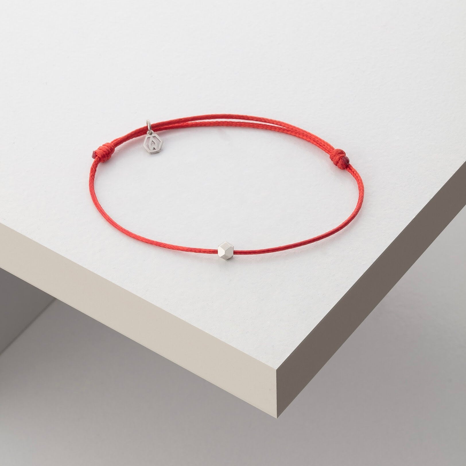 Red Chance Bracelet in Silver