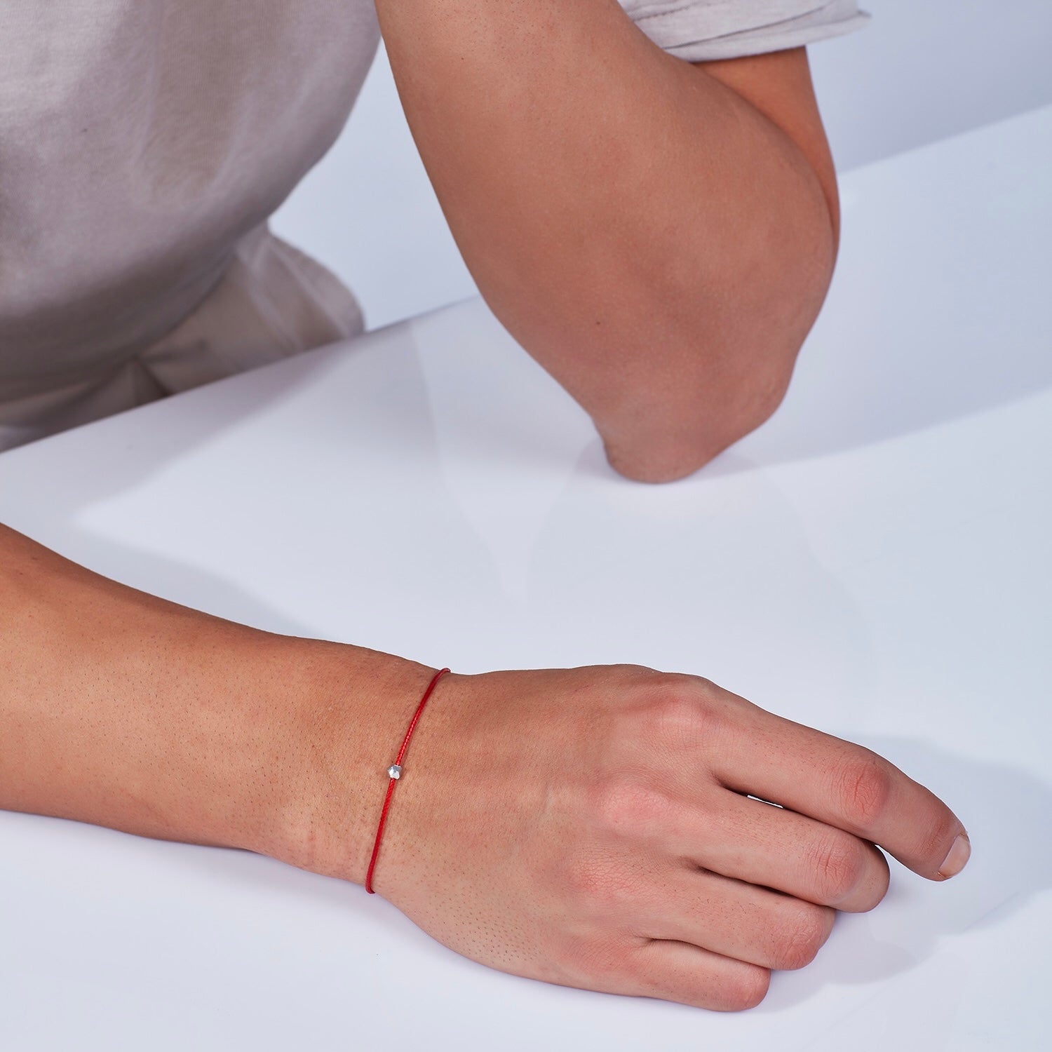 Red Chance Bracelet in Silver