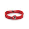 Red Triple Snake Knot Bracelet in Oxide