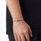 Double Forsa Chain Bangle in Silver
