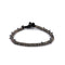Black Serrated Snake Knot Bracelet in Oxide