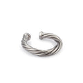 Helical Ring in Silver