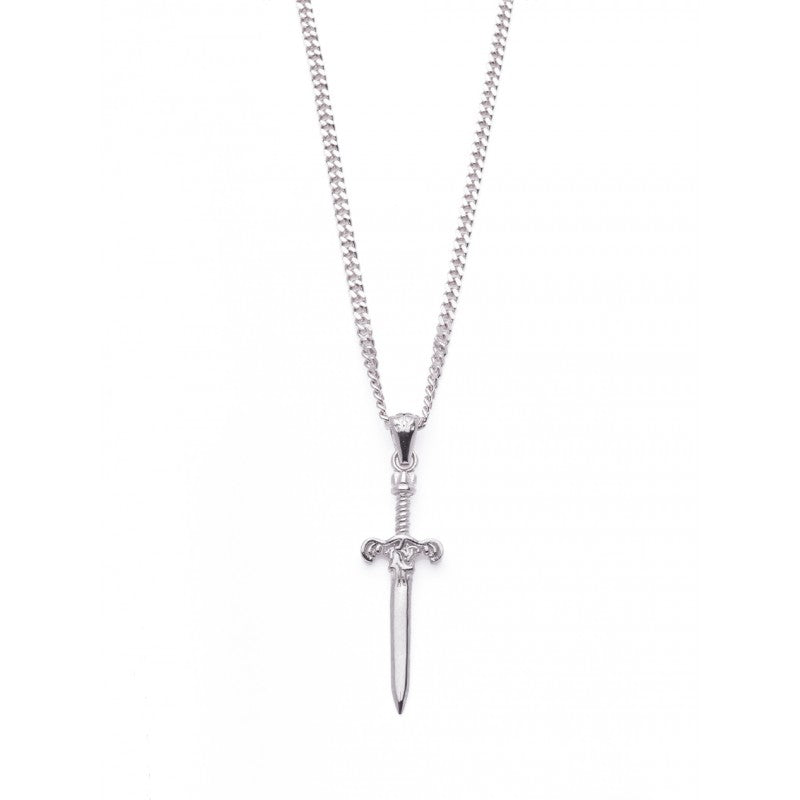 Sword Necklace in Silver